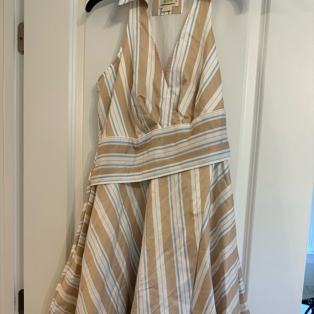 Anthropologie Maeve Assymetrical wrap skirt dress 👗 - Picture 4 of 4